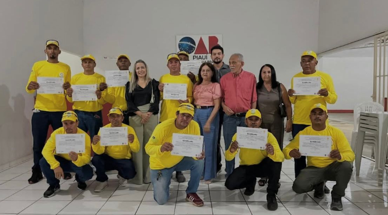 Brigadistas Voluntários de Olho D'água do Piauí participam de capacitação técnica