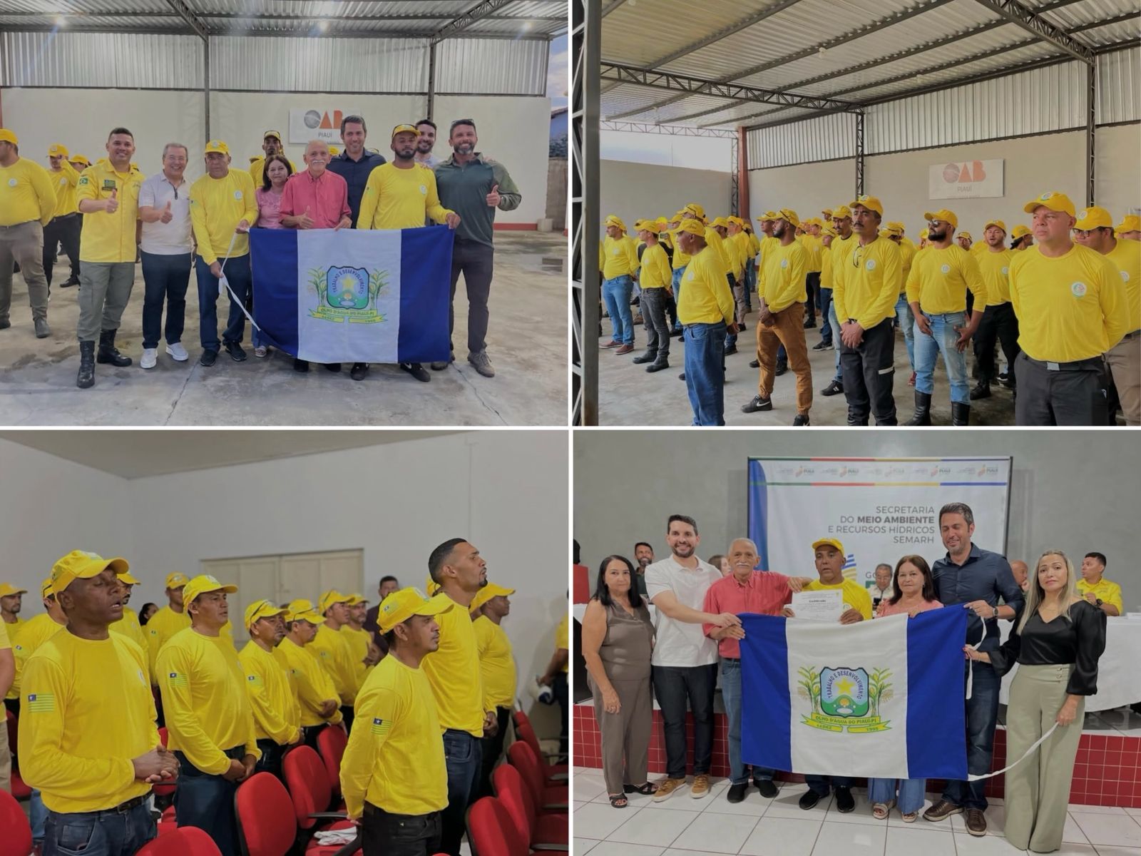 Capacitação de Brigadistas Voluntários - Foto: Prefeitura de Olho D'água do Piauí