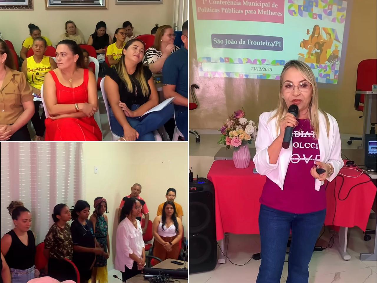 I Conferência Municipal de Políticas Públicas para Mulheres - Foto: Prefeitura de São João da Fronteira