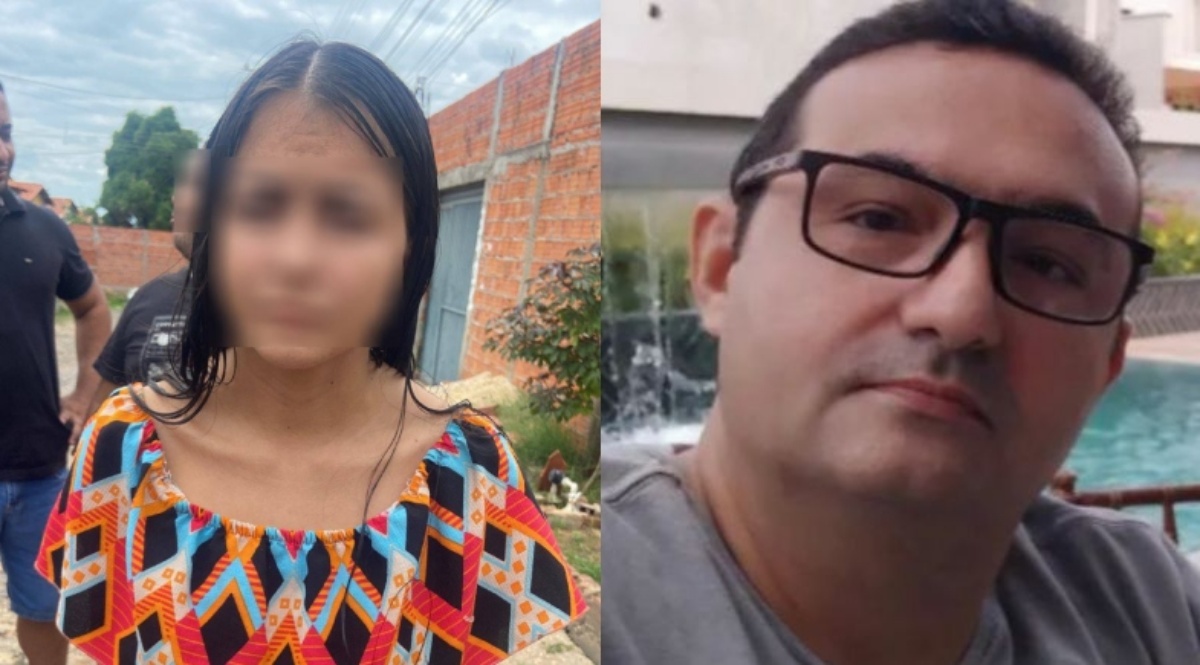 Ex-secretário Alessandro Eulálio e a suspeita Maria Gabriela (Foto: Reprodução)