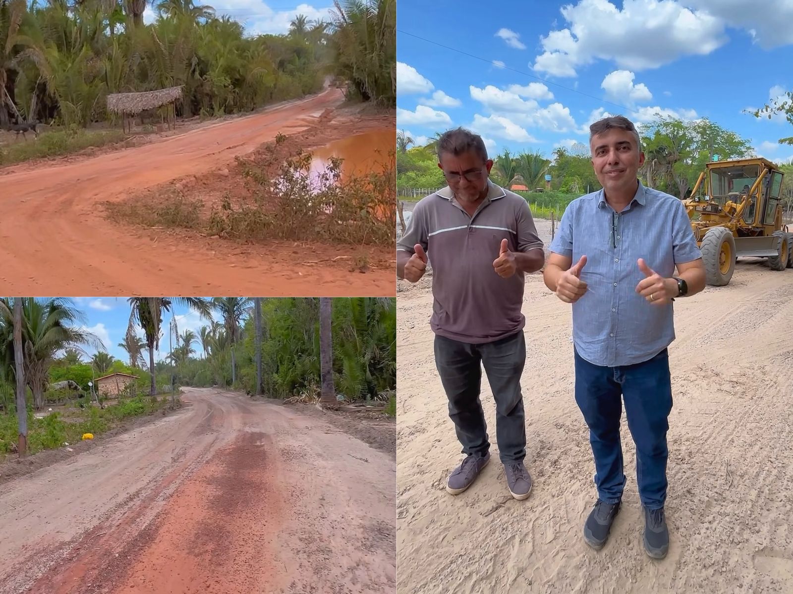 Recuperação de estradas vicinais - Foto: Prefeitura de Lagoa Alegre