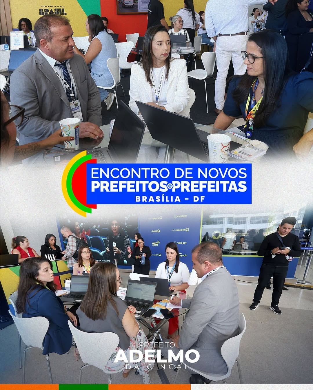 Prefeito Adelmo da Cincal participa de evento em Brasília (DF)
