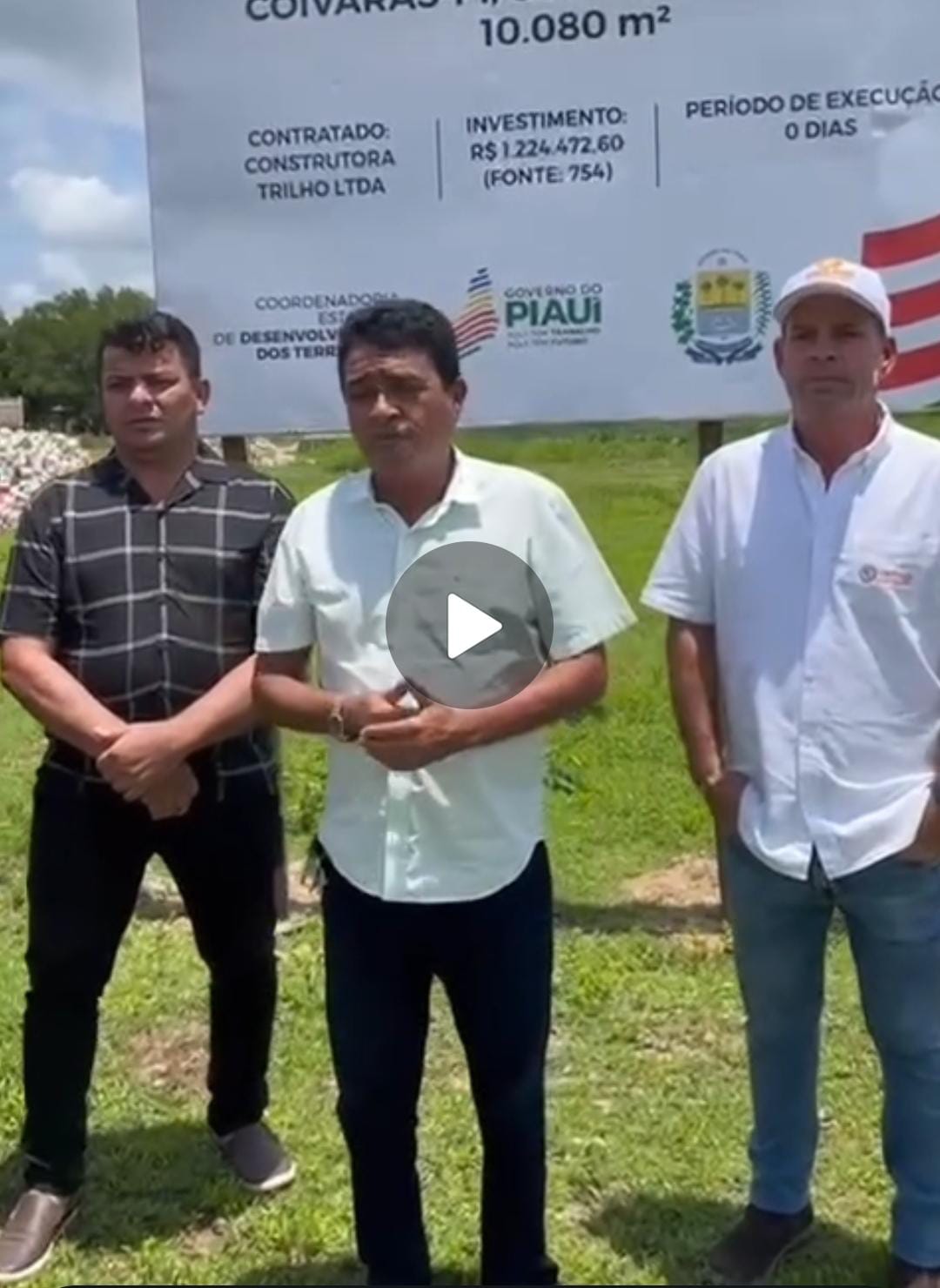 Trabalho continua: Prefeitura de Coivaras inicia obras de pavimentação poliédrica 