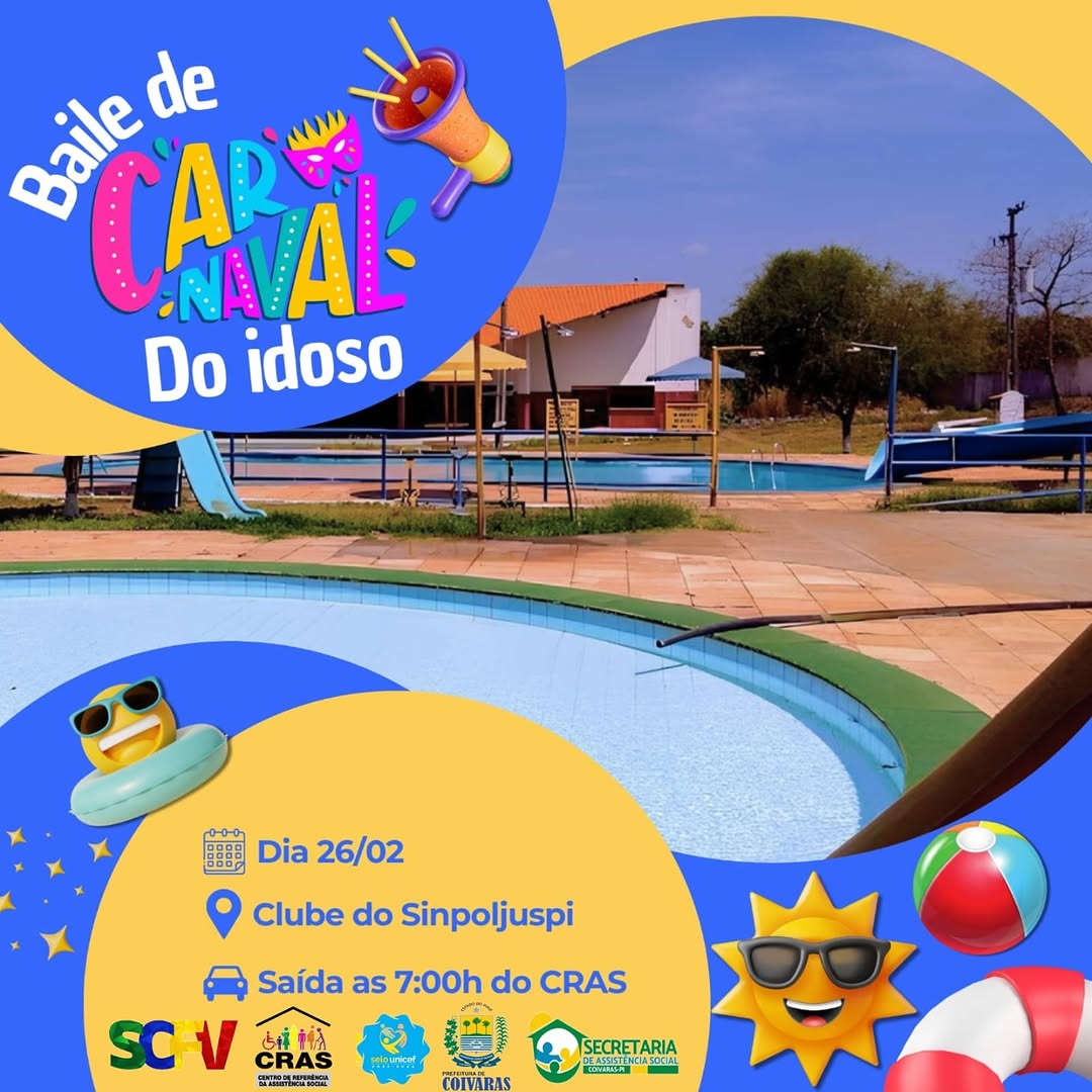 CONFIRA! Carnaval da Melhor Idade da cidade de Coivaras