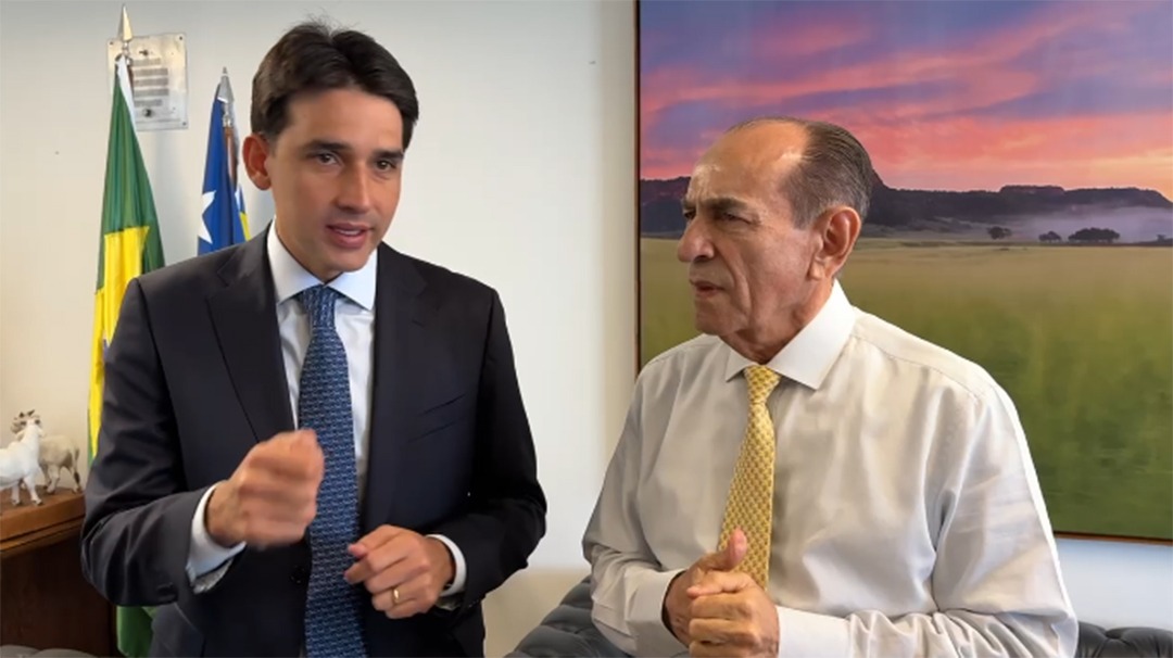 Ministro de Portos e Aeroportos discute retomada de voos para São Raimundo Nonato com senador Marcelo Castro