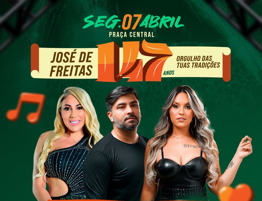 Prefeito Pedro Gomes anuncia atrações para o aniversário de 147 anos de José de Freitas