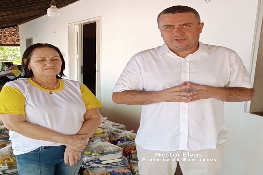 Prefeitura de Bom Jesus distribui 8 toneladas de alimentos a famílias carentes na Semana Santa