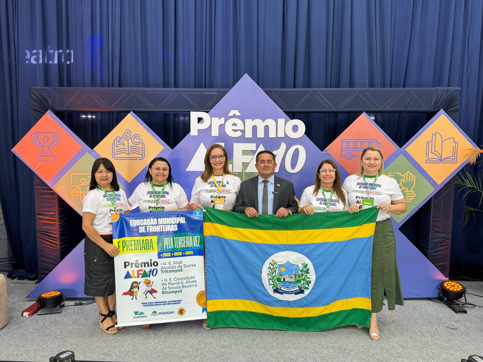 Educação de Fronteiras é destaque no Alfa-10 e conquista duas premiações estaduais