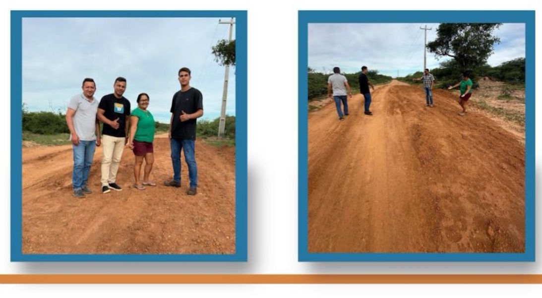 Autoridades realizam vistoria em estrada que liga Tabocas a Lagoa da Burra