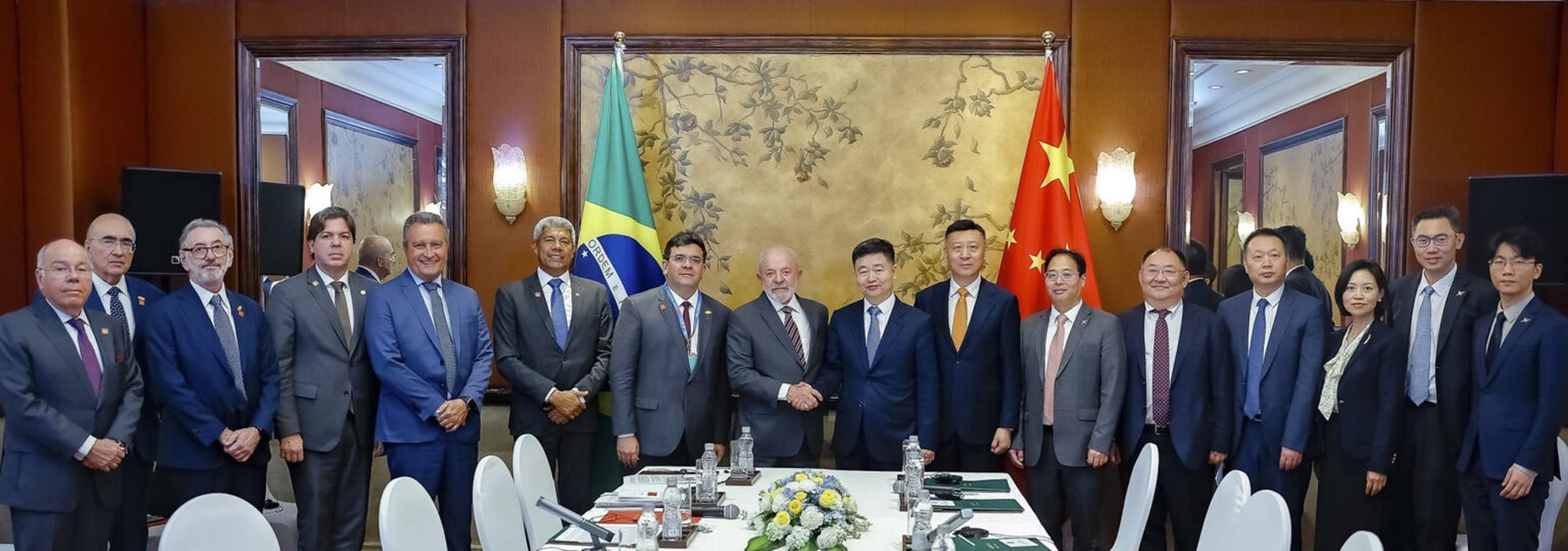 Audiência com o CEO da Norinco, Cheng DeFang (Foto: Ricardo Stuckert / PR)