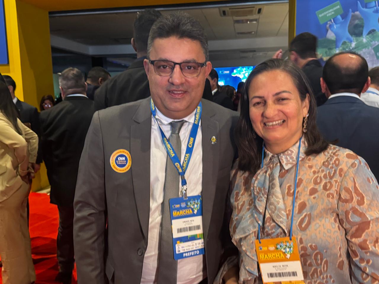 Prefeito Dr. Corinto Matos reforça articulação política durante Marcha dos Prefeitos em Brasília