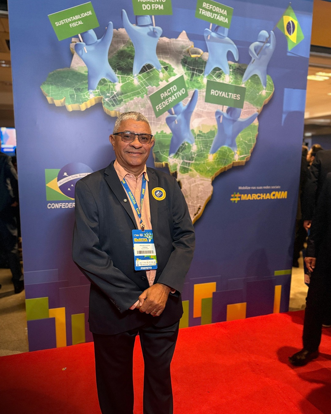 Prefeito Orlando Crispim destaca conquistas e fortalecimento de parcerias em Brasília