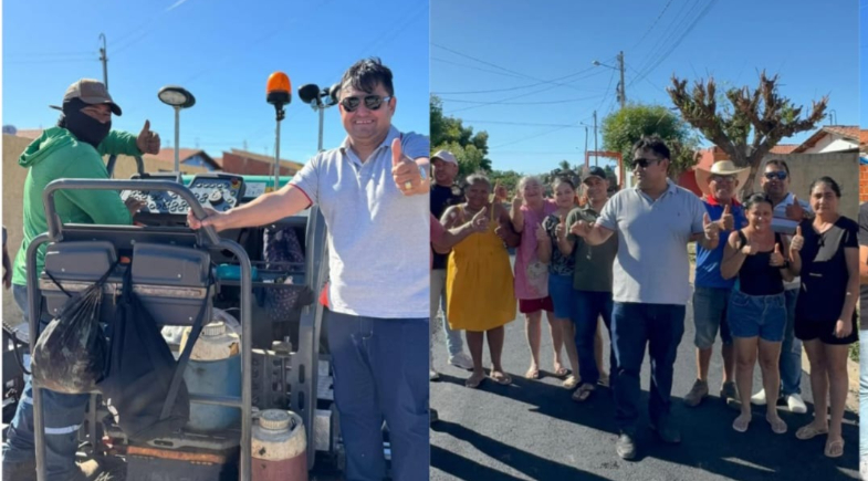 Alegrete do Piauí dá início a novo projeto de pavimentação asfáltica com mais de 10 mil metros quadrados