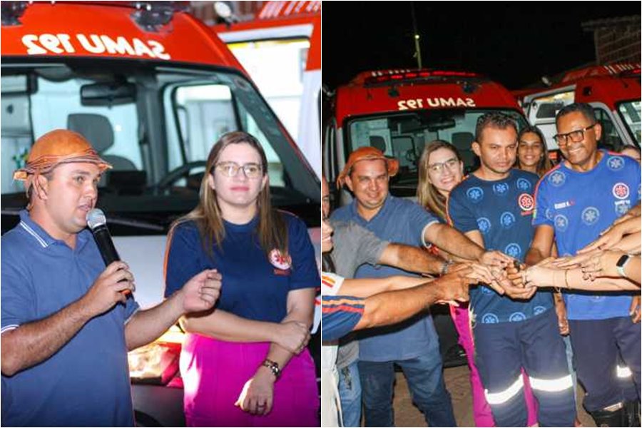  Prefeitura de Simplício Mendes realiza a entrega de duas ambulâncias ao SAMU