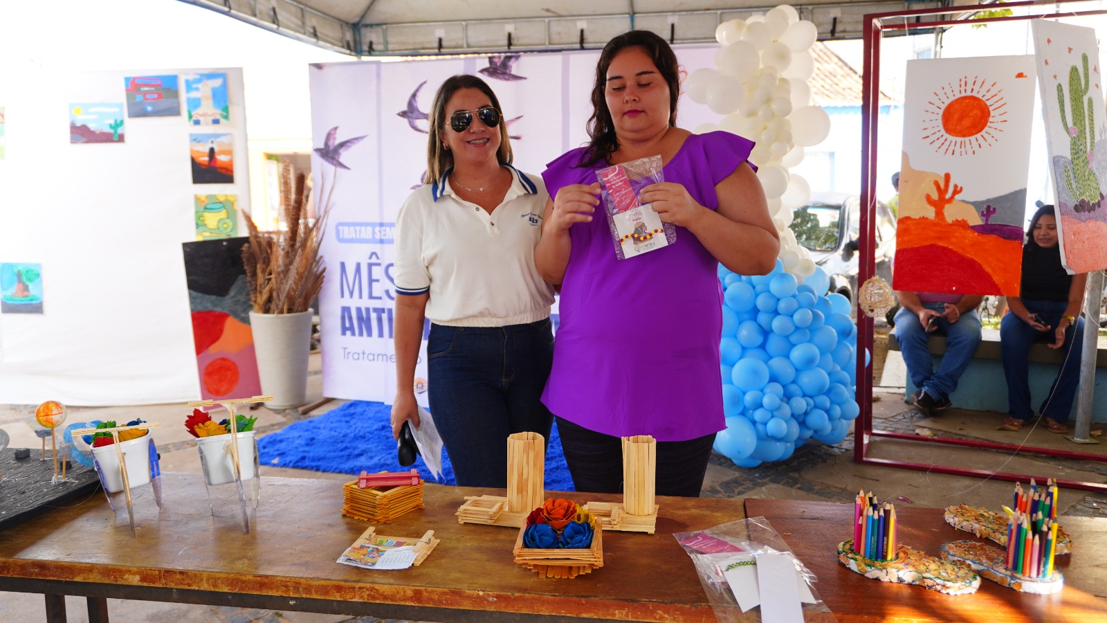 CAPS realiza I Exposição de Arte em alusão à Luta Antimanicomial em Simplício Mendes | Foto: Divulgação