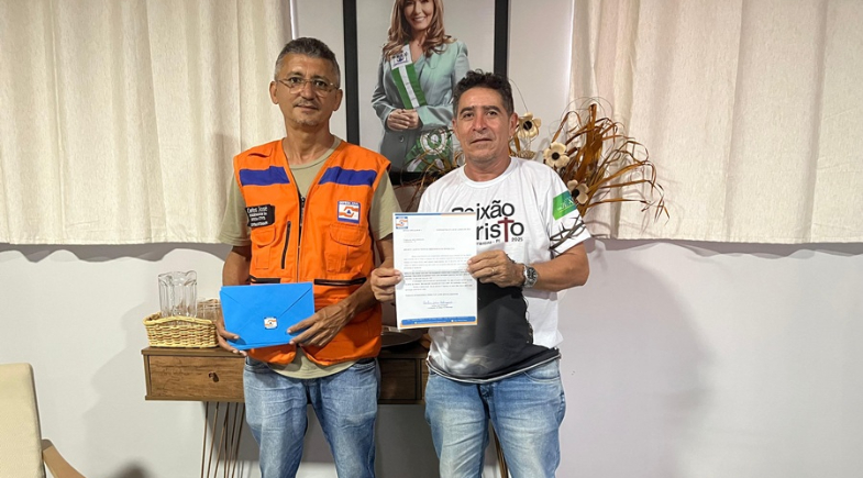 Defesa Civil de Esperantina entrega ofícios a órgãos públicos e reforça alerta de teste nacional