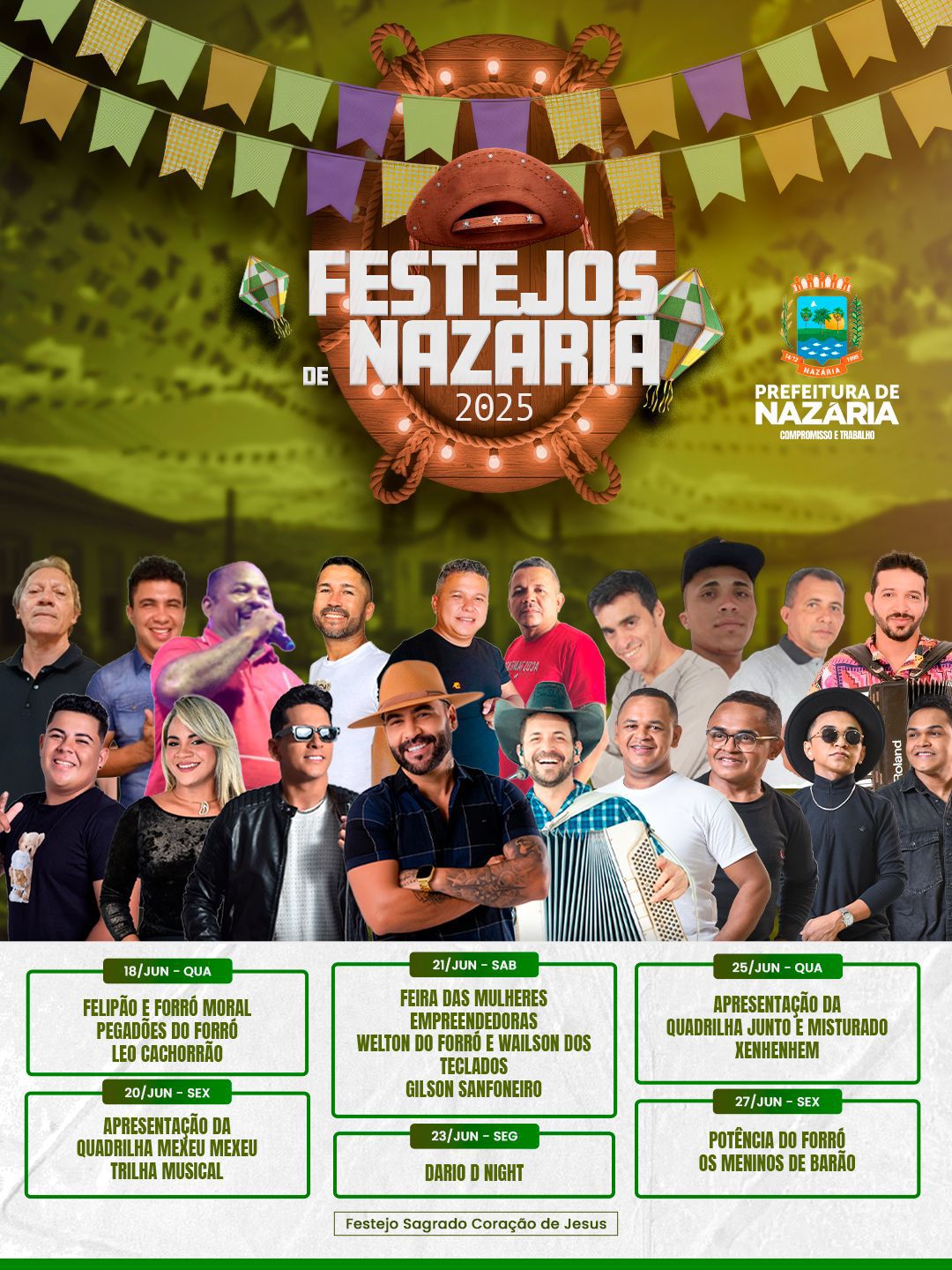 Festejos de Nazária 2025 prometem tradição, cultura e muito forró - Imagem 1