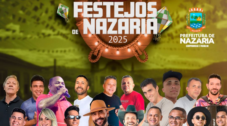 Festejos de Nazária 2025 prometem tradição, cultura e muito forró