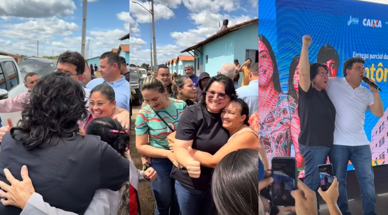 Jôve Oliveira e Rafael Fonteles lideram entrega de 64 moradias e emocionam famílias em Piripiri
