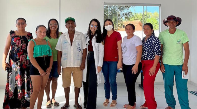 Médica garante atendimento semanal em comunidades rurais de Manoel Emídio