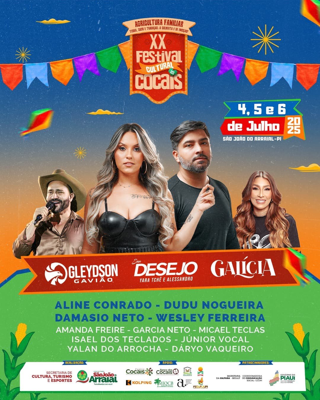 Festival Cultural dos Cocais promete agitar São João do Arraial com música e dança - Imagem 1