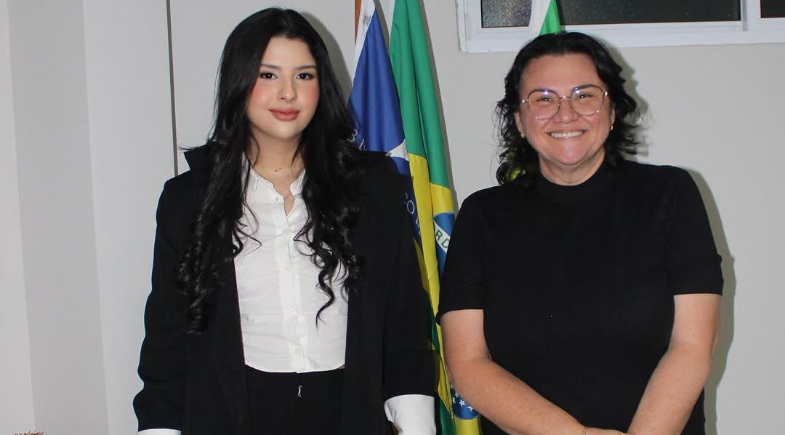 Gabriella Oliva recebe apoio da prefeita Jôve Oliveira em sua caminhada rumo ao Miss Piauí Terra