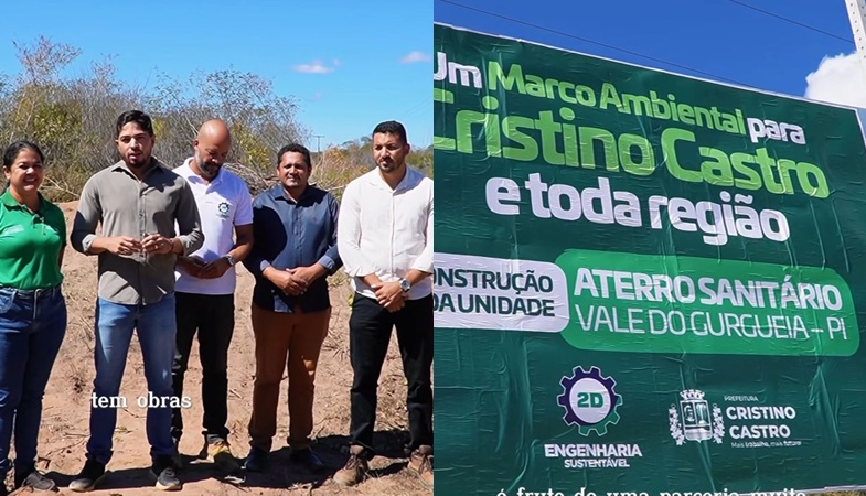 Cristino Castro dá passo histórico com construção de moderno aterro sanitário