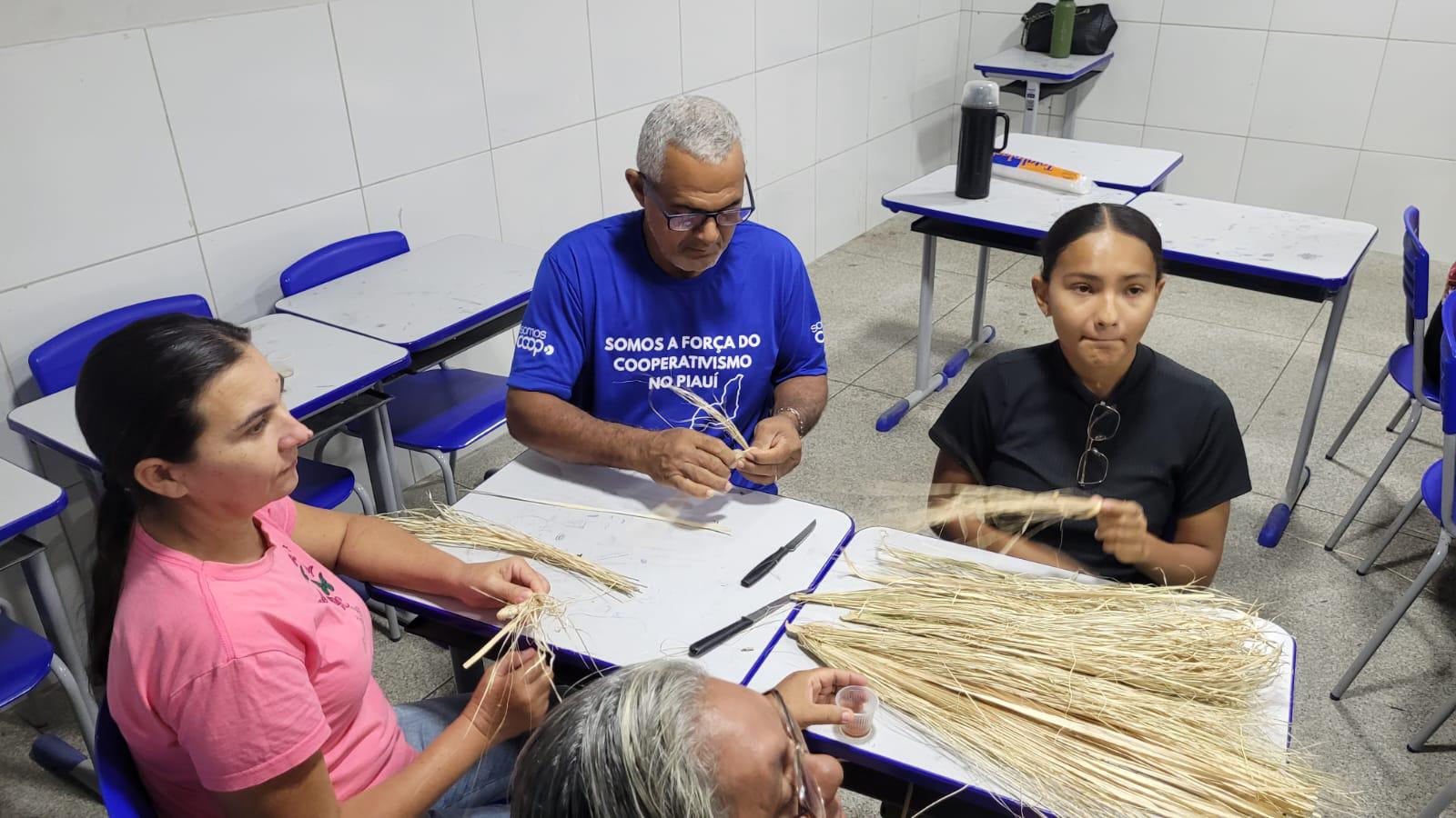 Curso de trançado em palha de carnaúba acontece em Esperantina - Imagem 3