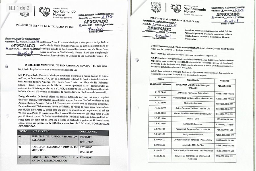 Prefeito Rogério Castro doa terreno para a Justiça Federal e consolida início da Cidade Judiciária em São Raimundo Nonato - Imagem 1