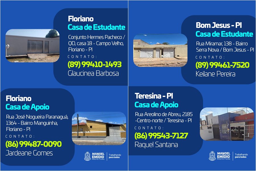 Prefeitura de Manoel Emídio fortalece rede de apoio com casas em diversas cidades do Piauí - Imagem 1