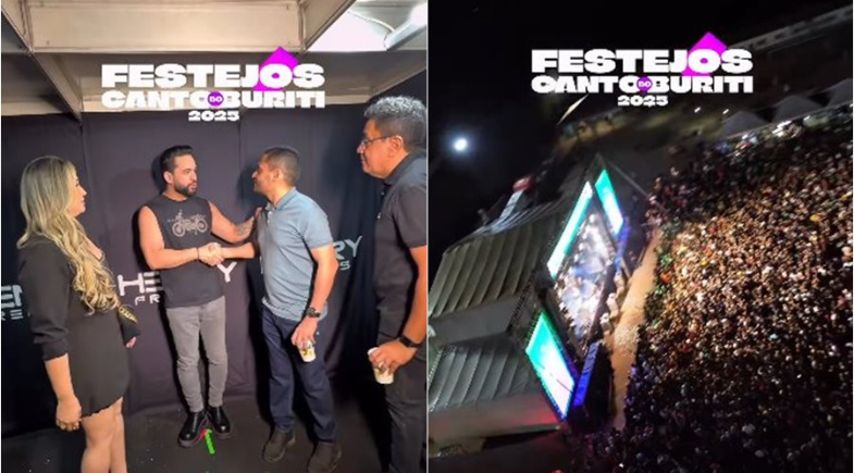 Festejos de Canto do Buriti reúnem multidão em noite histórica de celebração e cultura