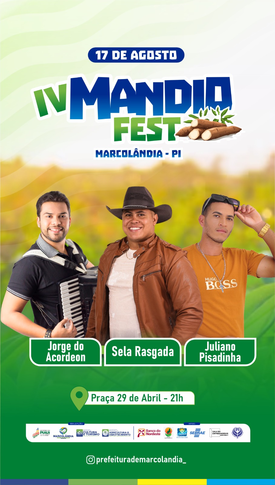 Prefeito Dr. Corinto Matos divulga programação da IV Mandiofest em Marcolândia - Imagem 2