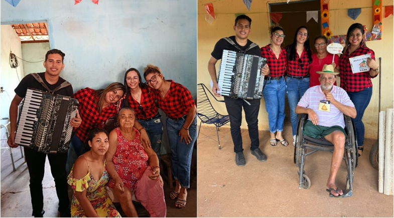 Programa Melhor em Casa realiza 2º Arraiá e leva clima junino aos pacientes acamados