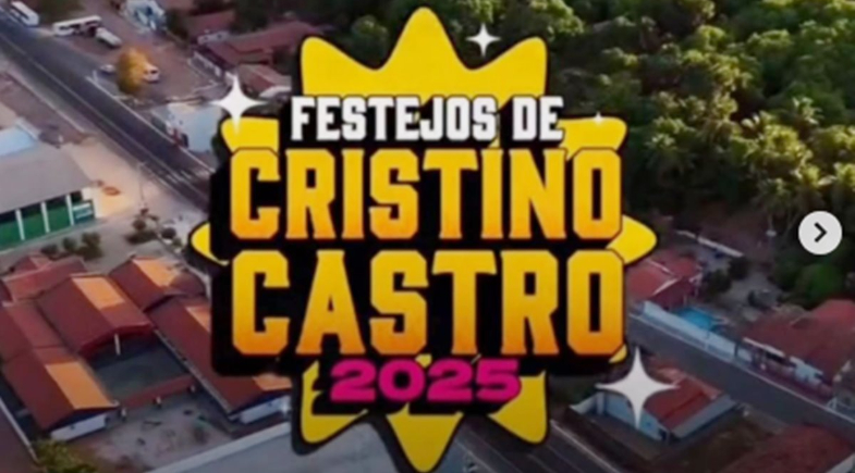 Cristino Castro dá início aos festejos de 2025 com programação gratuita e grandes atrações
