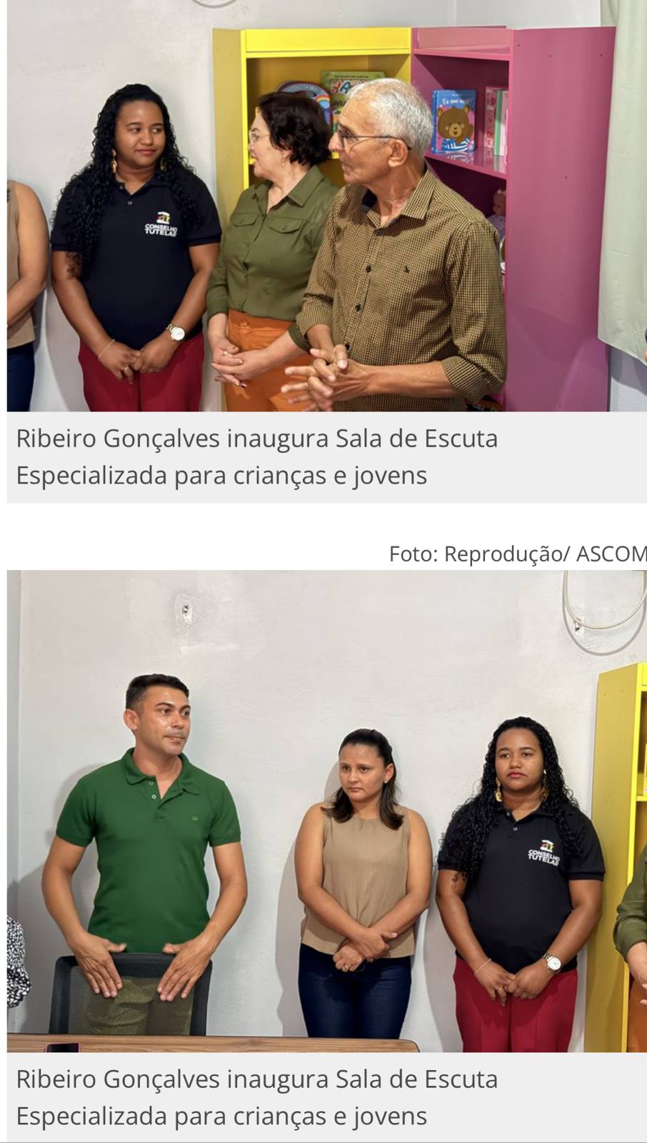 Ribeiro Gonçalves inaugura Sala de Escuta Especializada para acolher crianças e adolescentes vítimas de violência - Imagem 2