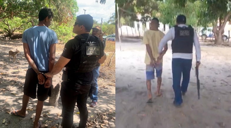 Suspeitos presos em Barra