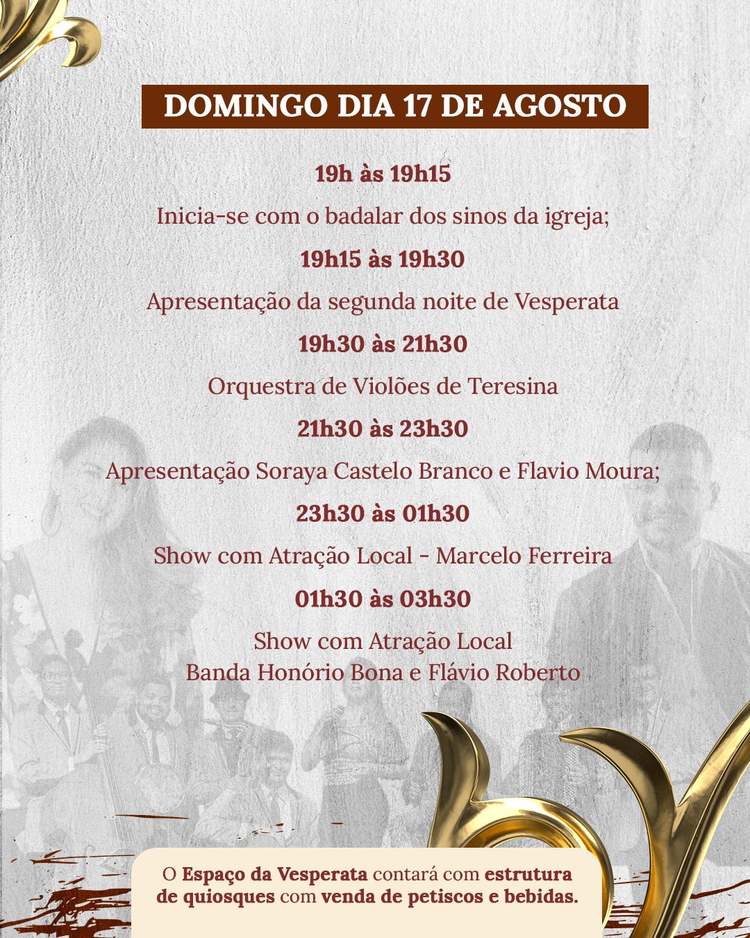 Campo Maior divulga a programação oficial da 1ª Vesperata - Imagem 2