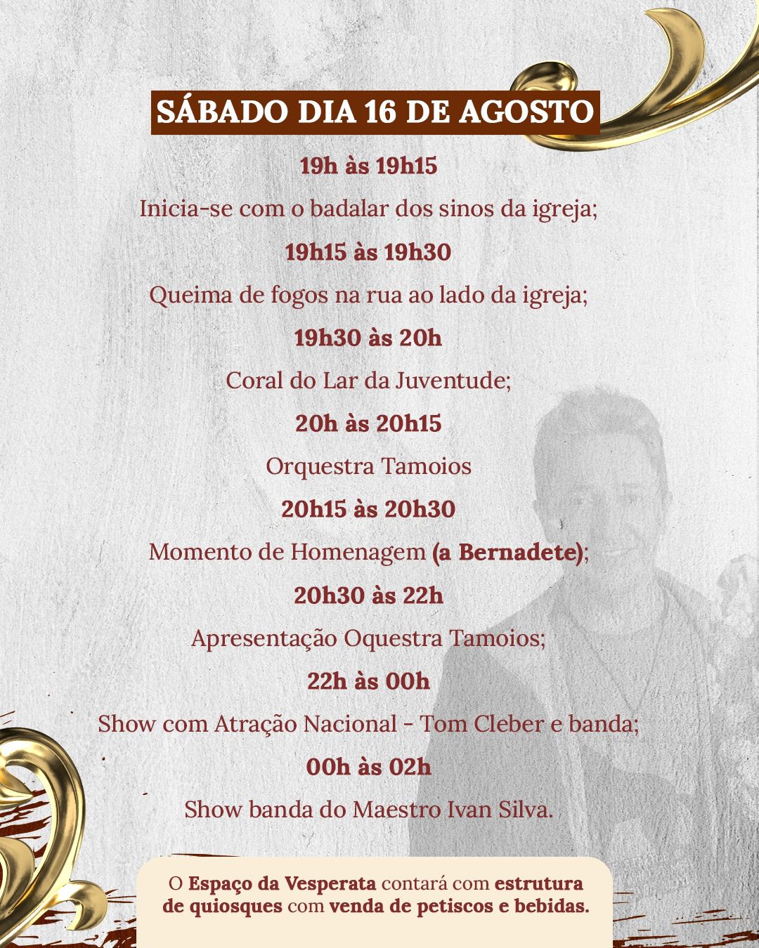 Campo Maior divulga a programação oficial da 1ª Vesperata - Imagem 1