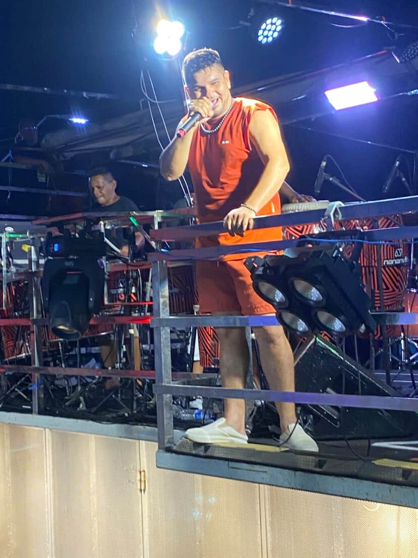 Cantor Jr Malvadão na segunda noite do Pirifolia 