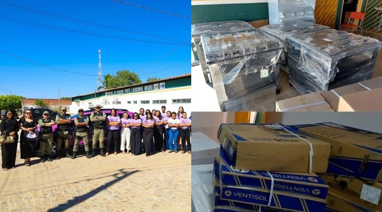 Município de Colônia do Piauí entrega novos equipamentos às escolas e promove campanha pelo fim da violência contra a mulher