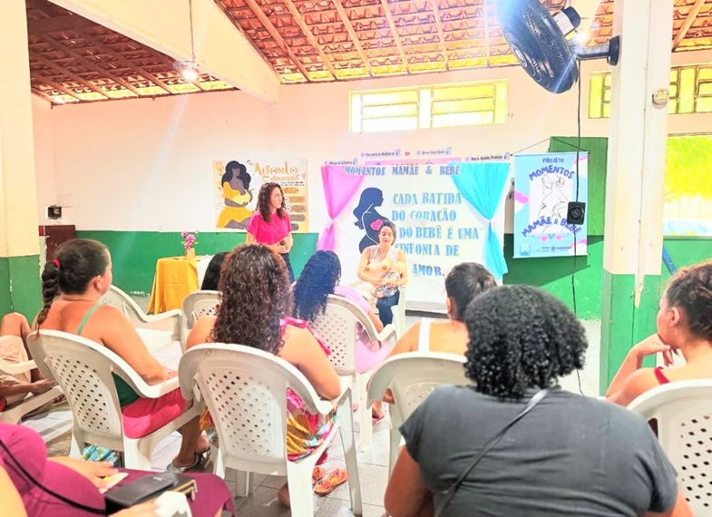 SEDESC realiza ação sobre importância do aleitamento materno para as futuras mamães em Parnaíba