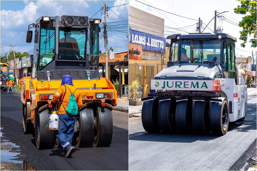 José de Freitas inicia obras de asfaltamento da Rua Joaquim Sampaio Castelo Branco e da PI-115 - Imagem 1