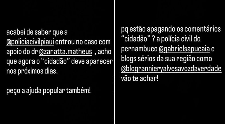 Fernandin OIG via Instagram | Imagem: Captura de tela