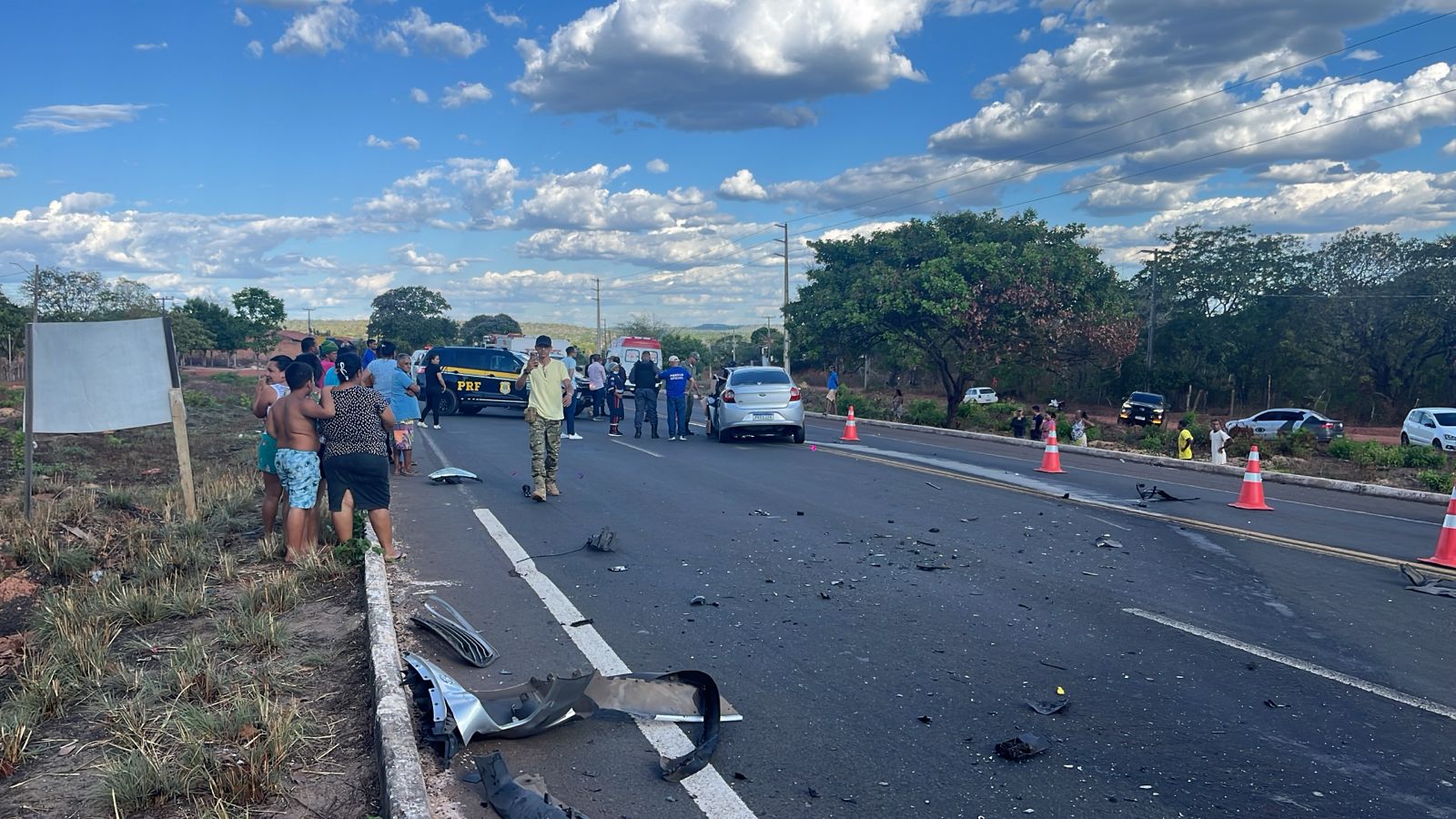 Sargento da PMPI morreu em grave acidente na BR-316 - Foto: Ivan Lima/MeioNews 