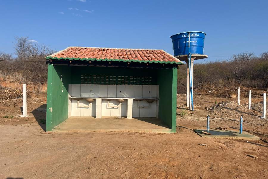 Obra de lavanderia comunitária avança no Povoado Abóbora em Massapê do Piauí