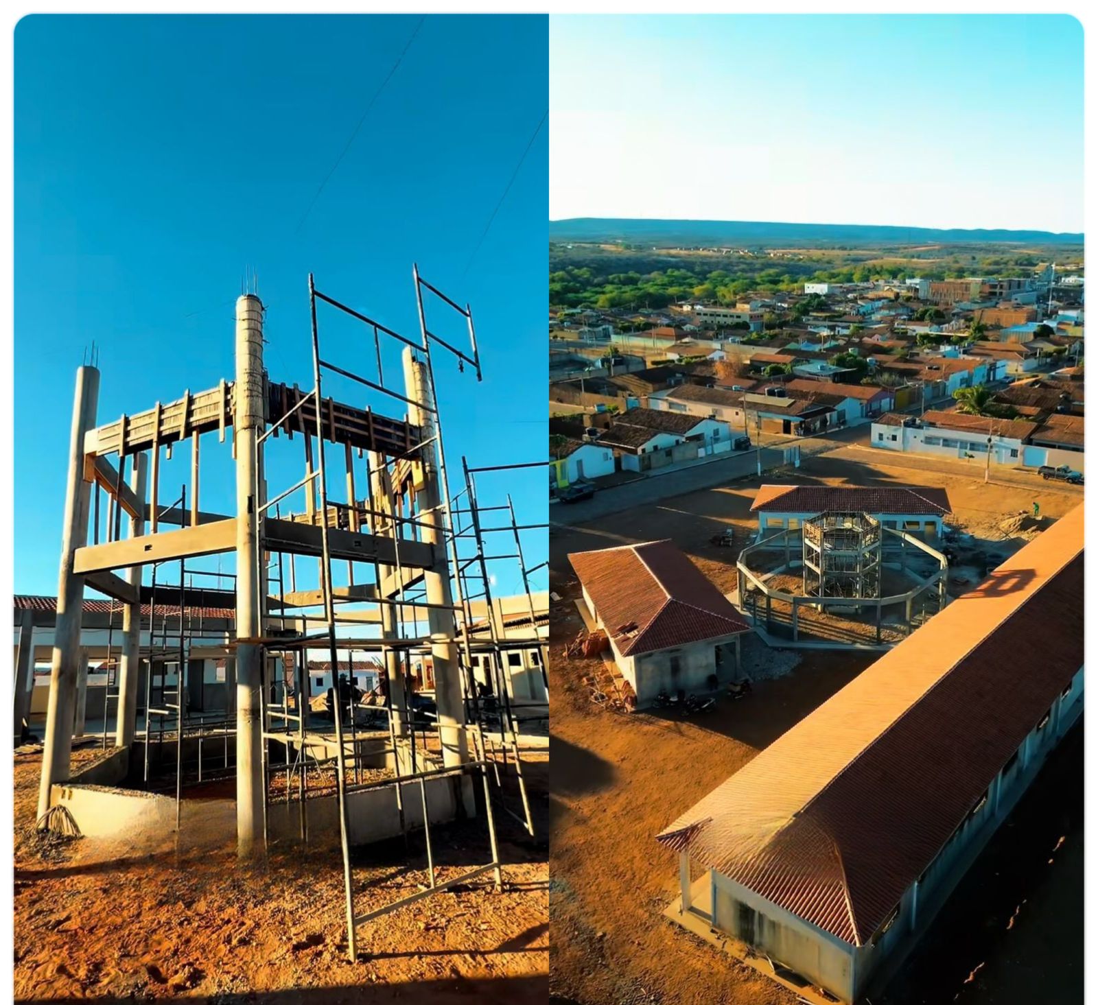 Obras de nova escola em Queimada Nova está em ritmo avançado  - Imagem 2