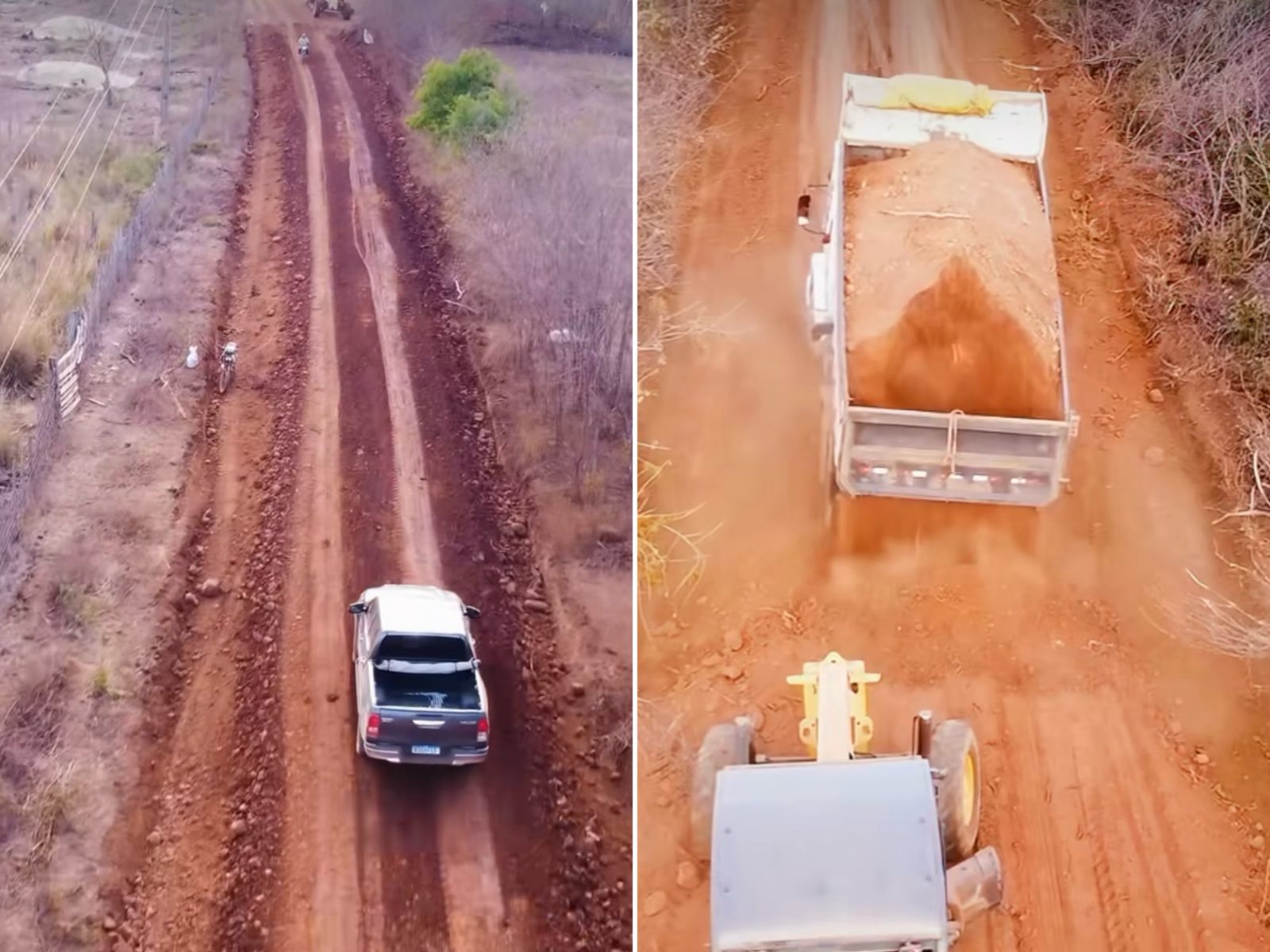 Melhorias nas estradas - Foto: Prefeitura de São José do Divino