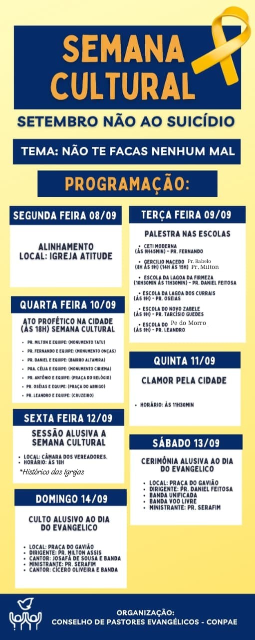 Conselho de Pastores Evangélicos realiza Semana Cultural em São Raimundo Nonato - Imagem 2