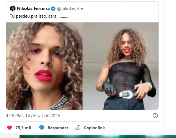 Whindersson Nunes e Nikolas Ferreira  trocam farpas nas redes sociais 