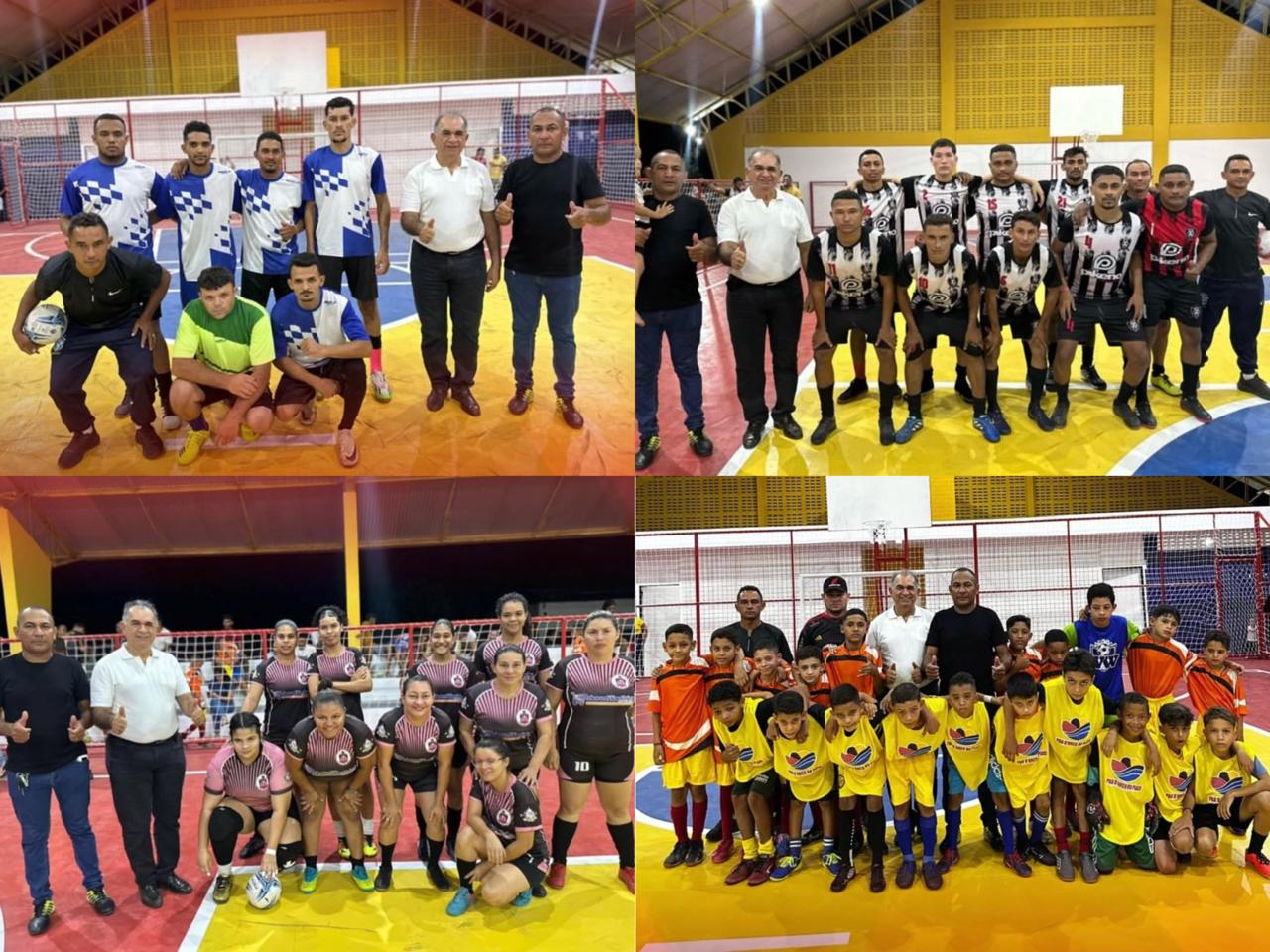 Inauguração de Ginásio Poliesportivo Jailson Rosa Martins - Foto: Prefeitura de Pau D'arco do Piauí